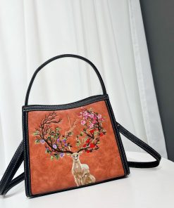 Chinese style embroidered women's handbag
